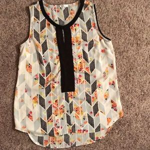 Cabi Grossgrain sleeveless top